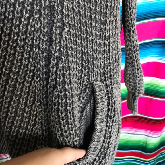 Alexander Wang Sweater Cape Shawl Cable Knit - Picture 5 of 8